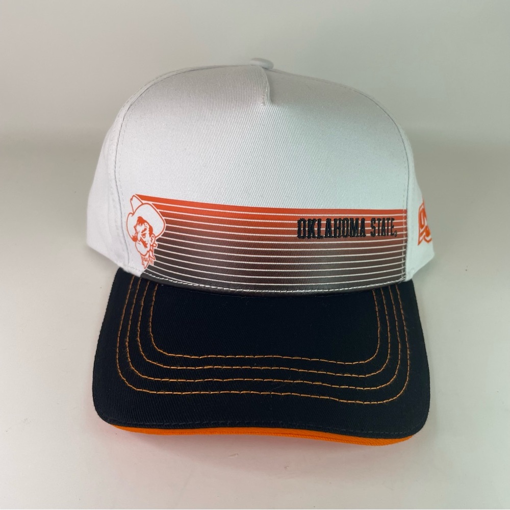 NWT Oklahoma State OSU White and Black Cap
